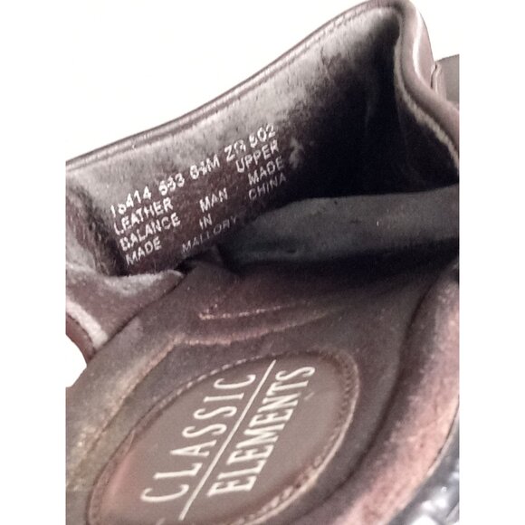 Classic Elements Women's Dark Brown Leather Sandals Size 6.5M - Picture 10 of 10